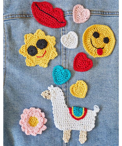 Slip stitch back to the main portion of the body. . All free crochet applique patterns